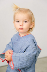 THE PEBBLE | Kid's Muslin Poncho