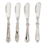 Festive Cheer Pate Spreaders. Set of 4