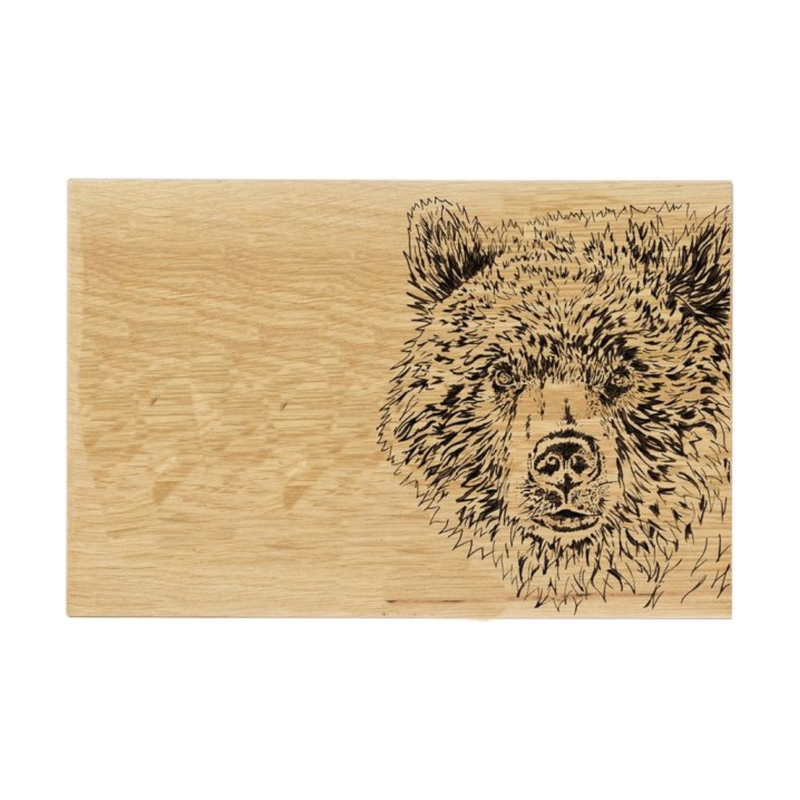 Oak Bear Serving Board