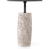 Cronos End Table in River Grey Marble