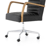 Bryson Channeled Desk Chair in Durango Smoke