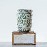 Embossed Botanical Bowl
