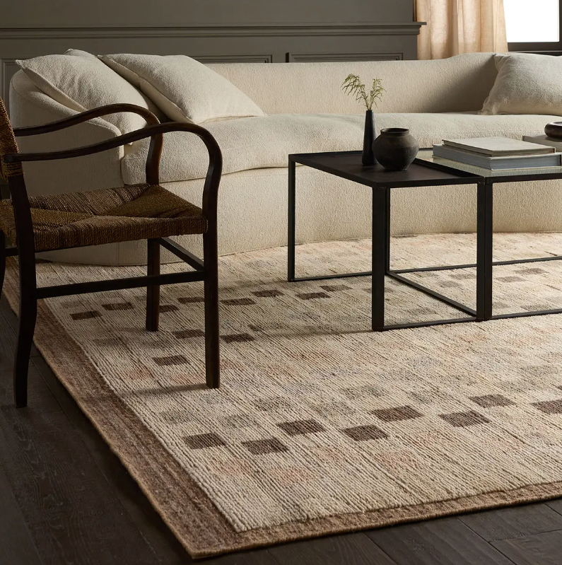 Kazben Ituri Rug in Angora/Caribou