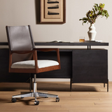 Lulu Desk Chair in Espresso