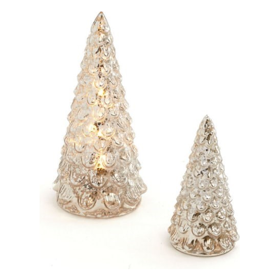Glass Christmas Tree 5"