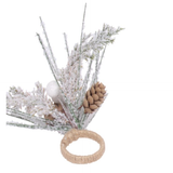 Frosted Fir Napkin Rings