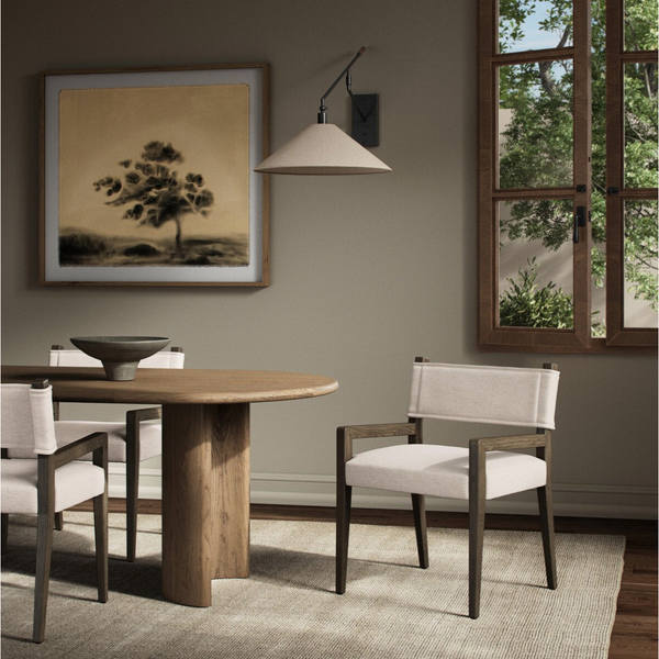 Ferris Armchair in in Nomad Snow