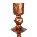 Cast Iron Taper Holder in Copper