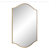 Florianne Mirror with Plated Champagne Frame