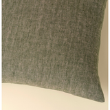 Lina Linen Cushion - Chambray Green 20" x 20"