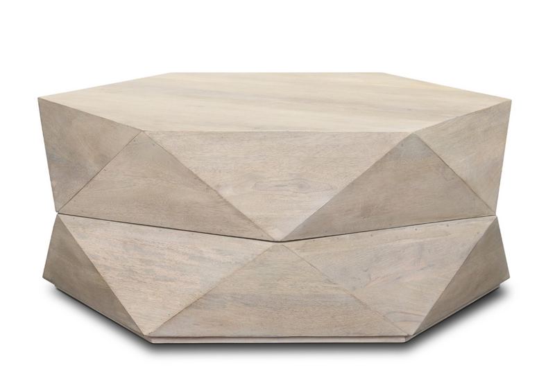 Arretto Storage Coffee Table - White Washed