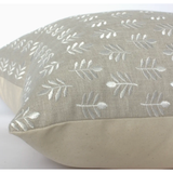 Neutral Floral Lumbar Cushion
