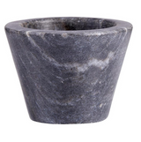 Marble Pinch Pot - Black