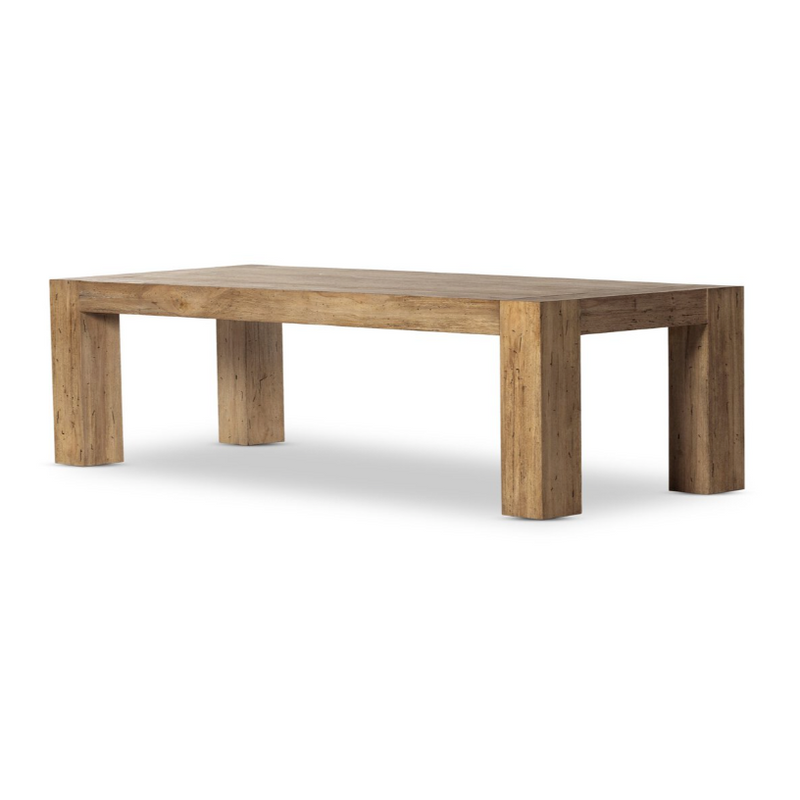 Abaso Dining Table in Rustic Oak