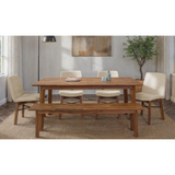 Gia Extension Dining Table - Warm Pecan 71" - 102"