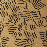 Sinclair Large Round Ottoman in Balkan Ochre