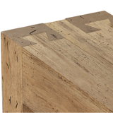 Abaso Console Table in Rustic Ash Oyster