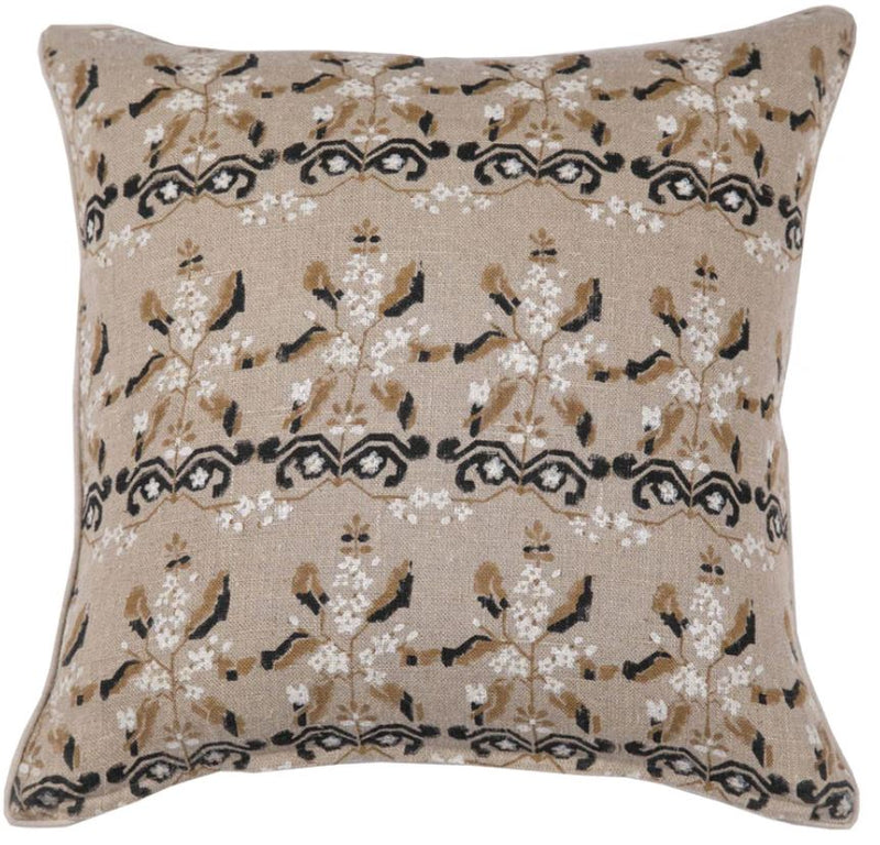 Mandeep Cushion - Mustard on Natural