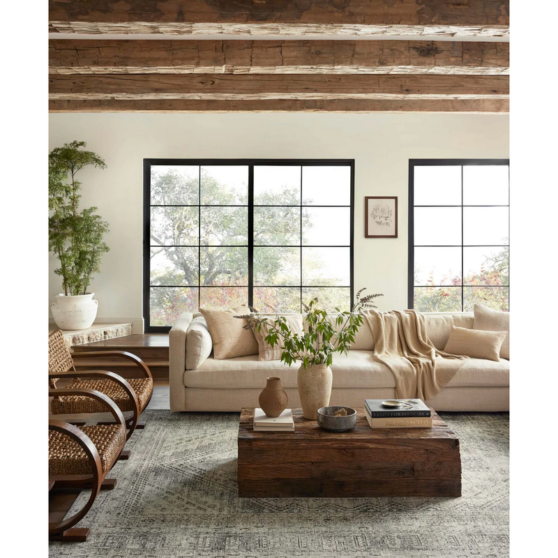 Sinclair Rug in Natural/Sage