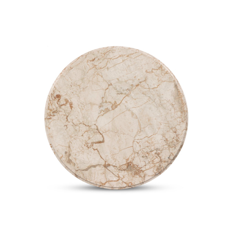 Eslo End Table in Desert Taupe Marble