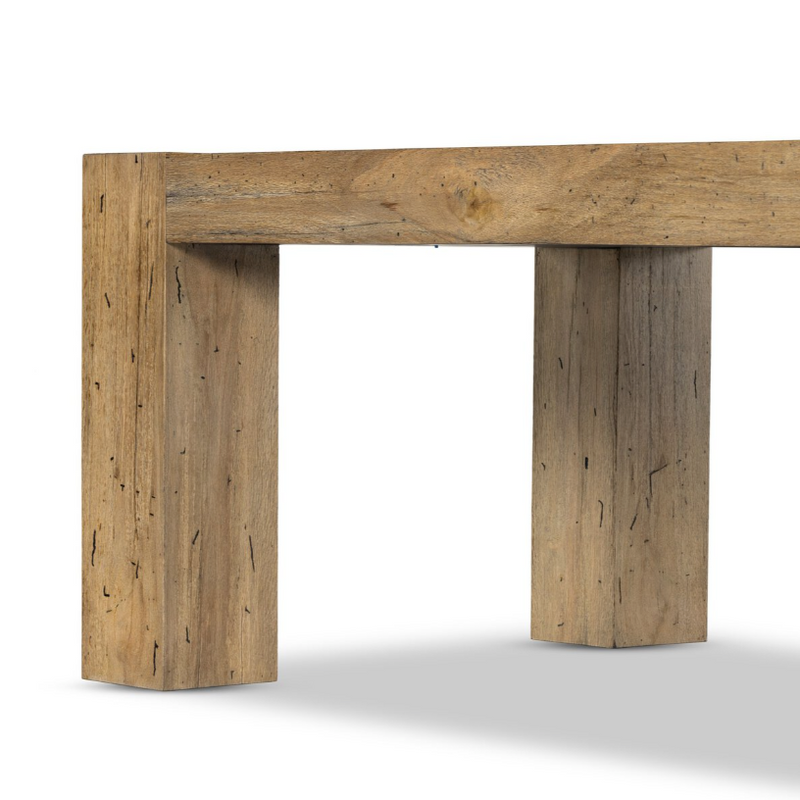 Abaso Dining Table in Rustic Oak