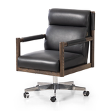 Kiano Desk Chair in Bosa Black