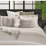 Lola Ivory and Taupe Quilt