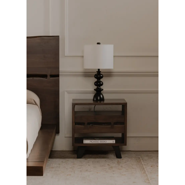 Madagascar Nightstand in Dark Brown