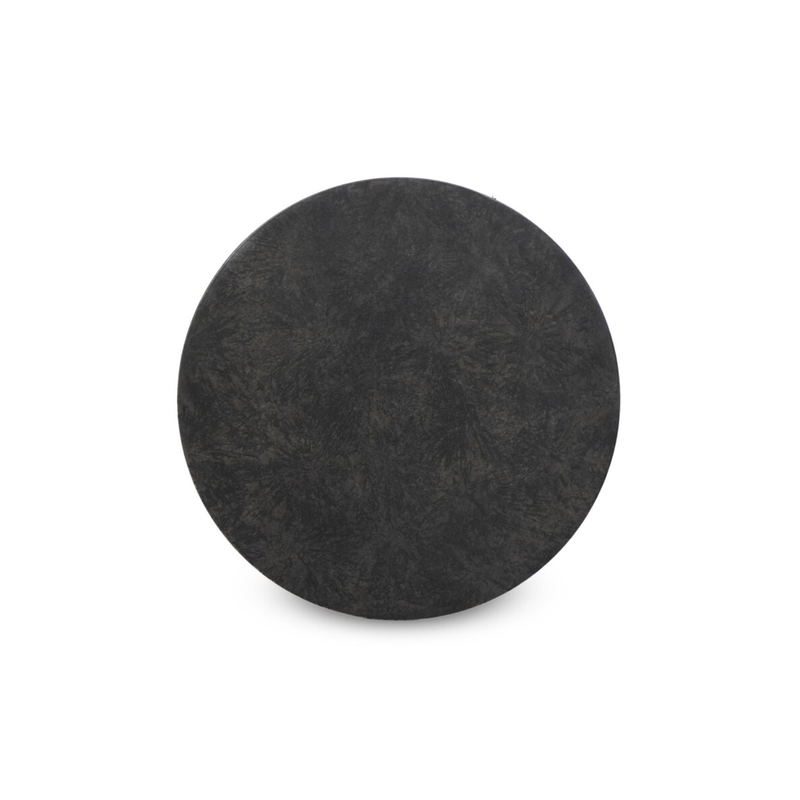 Jocelyn End Table in Raw Black Iron