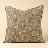 Floria Linen Cushion - Green 24" x 24"