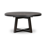 Eberwin Round Ext Dining Table in Dark Carbon