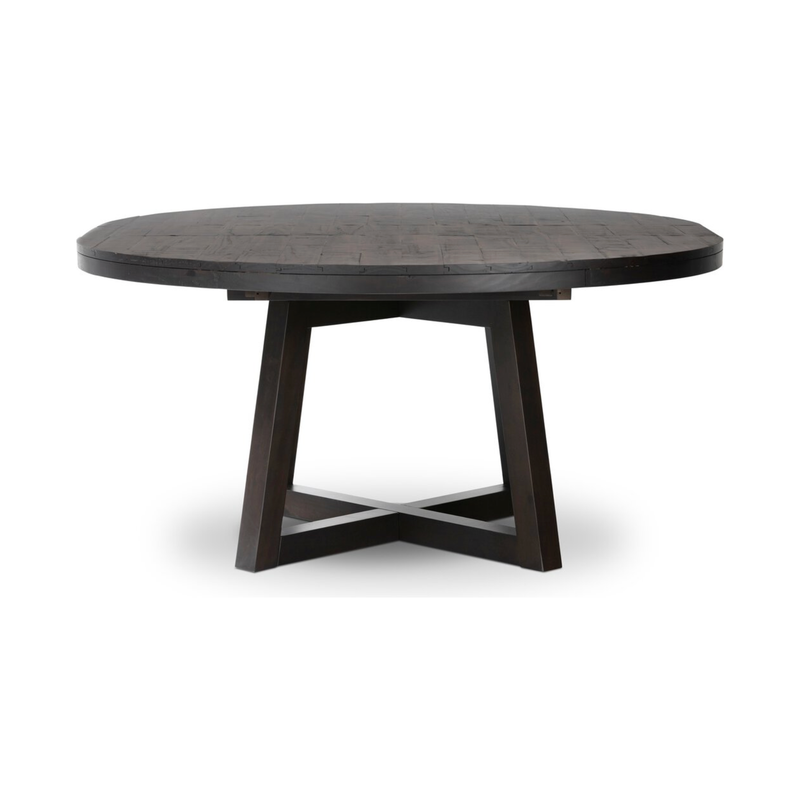 Eberwin Round Ext Dining Table in Dark Carbon