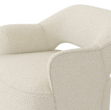 Blythe Swivel Chair in Sheepskin Natural