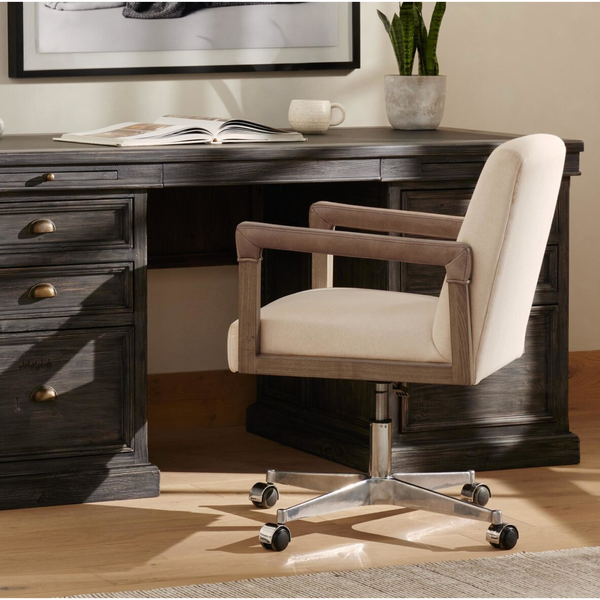 Reuben Desk Chair in Harbor Natural