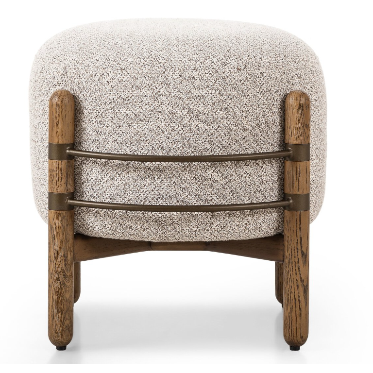 Enfield Ottoman in Astor Stone