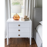 Hara 3 Drawer Dresser in White