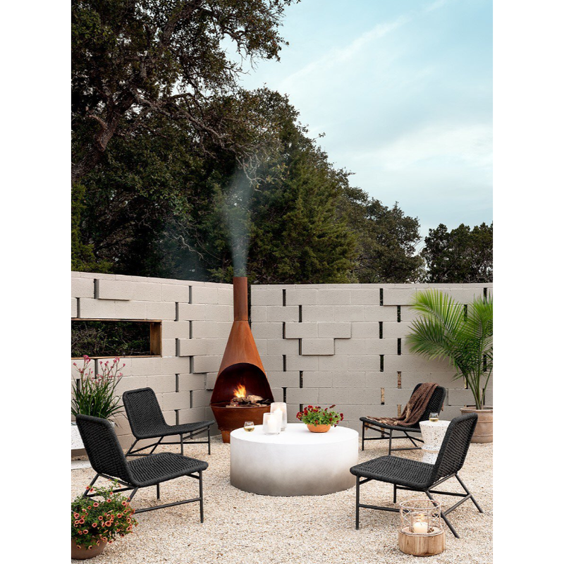 Bruno Outdoor Chair in Dark Grey