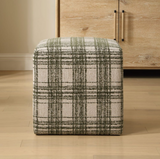 Joie Ottoman | Ireland Plaid