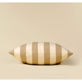 Wide Stripe Cushion - Sand 20" x 20"