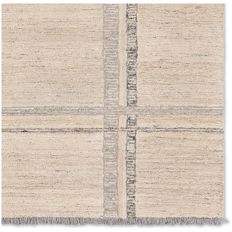 Hadi Bilal Rug in Almond milk/Pumice Stone