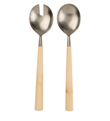 Maple Wood Salad Servers
