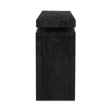 Matthes Console Table in Aged Black Pine - 94"