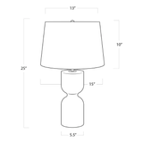 Joan Alabaster Table Lamp Large