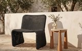Ella Outdoor Chair in Charcoal