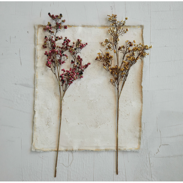Burgundy Berry Stem