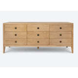 Hara 9 Drawer Dresser in Natural Oak