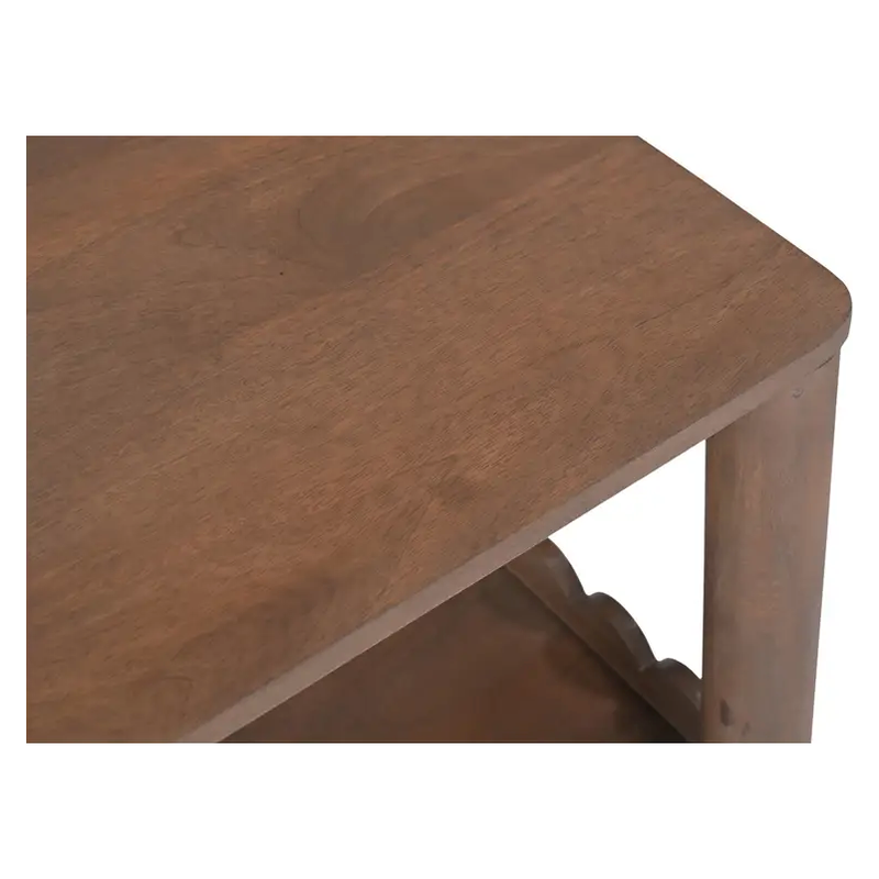 Wiley Side Table in Vintage Brown