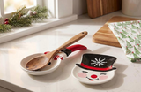Happy Snowman Spoon Rest