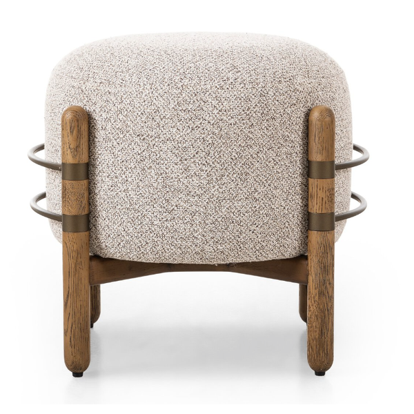 Enfield Ottoman in Astor Stone