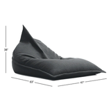 Luxe Grey Lounge Chair